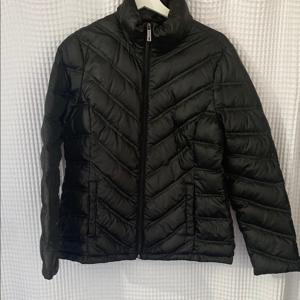 Kenneth Cole Reaction Black Puffer Jacket